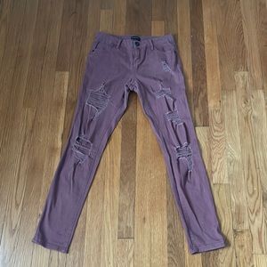 Dark Purple Jeans
